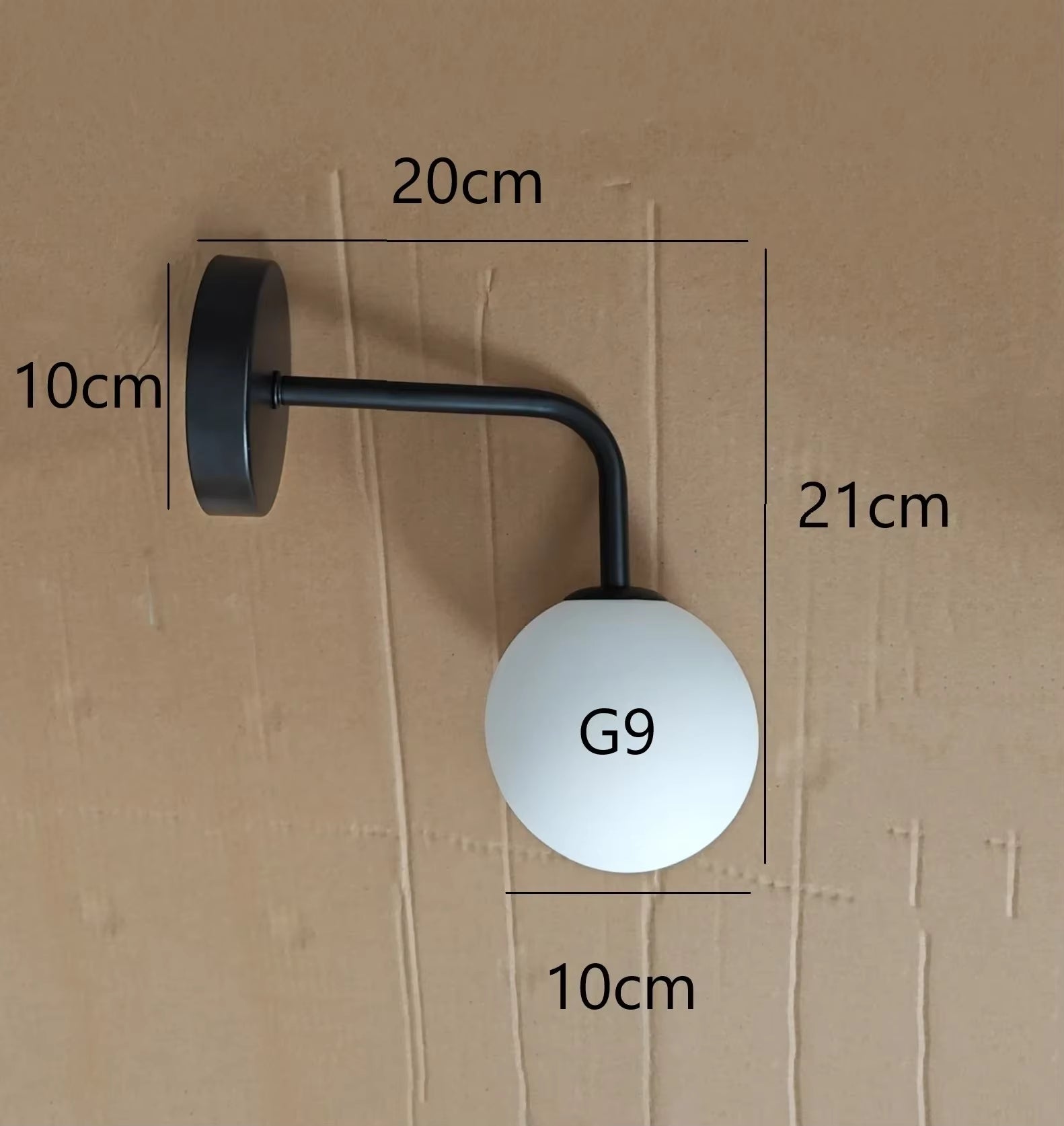 Modern Simple Glass Wall Lamp Nordic Creative LED Luxury Wall Lamps for Living Room Bedroom Bedside Wall Light Fixtures Lighting