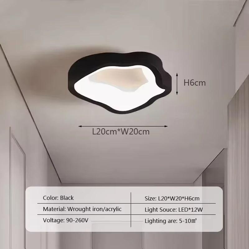 Nordic LED Ceiling Light for Living Dining Bedroom Corridor Balcony Modern Chandelier Indoor Lighting Fixture